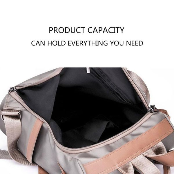 

anti-theft women waterproof nylon backpack travel rucksack j60d school bags