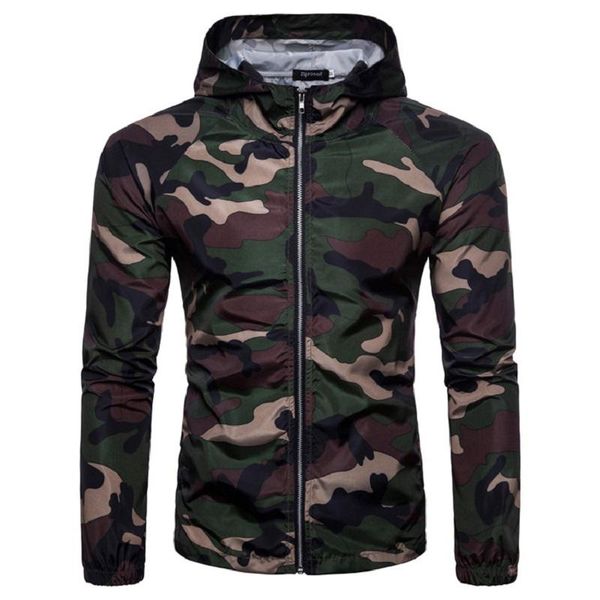 

men's jackets spring summer camouflage hoodies sun protection casual for men windbreaker mens fashion clothing trends zip up hoodie, Black;brown