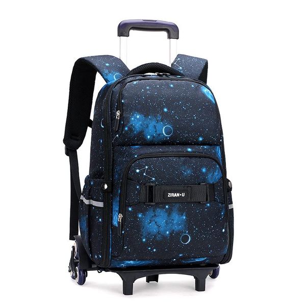 

school bags removable children with 6 wheels for boys girls trolley backpack kids wheeled bookbag travel luggage mochilas