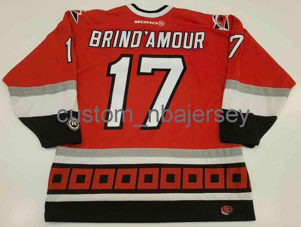 

custom rod brindamour vintage carolina hurricanes koho jersey men's stitched hockey jersey any name number, Black