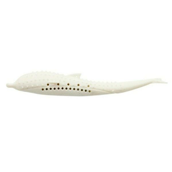 

cat toys fish shape toothbrush dog vent hole bite stick home elasticity easy clean non toxic toy soft fillable odorless pet supplies