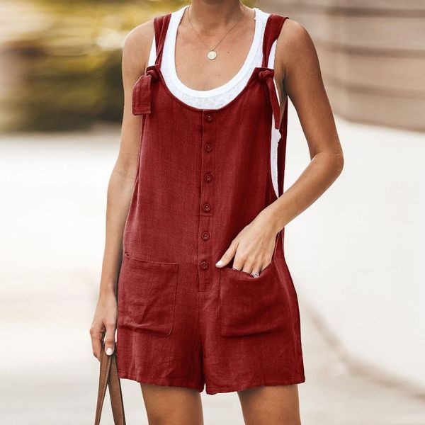 

women's jumpsuits & rompers cotton linen playsuit bodysuit women jumpsuit overalls for bodysuits streetwear romper woman clothes womens, Black;white