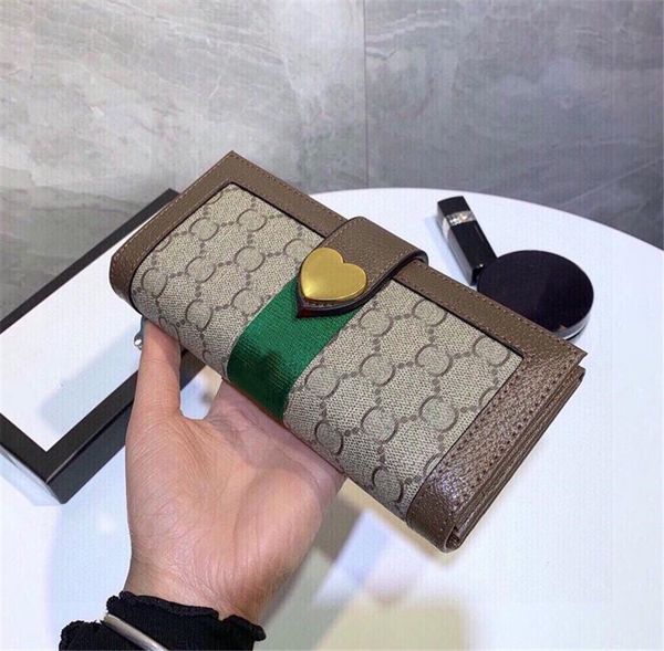 

famous brand mens womens wallets classic leather flower letter built-in clip coin purses designer bag card slots clutch bags ladies wallet p, Red;black