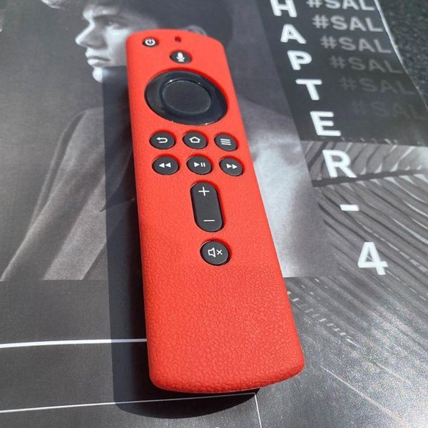 

silicone sleeve shockproof anti-slip protective cover case replacement for 5.9inch ama-zon fire tv remote control controlers