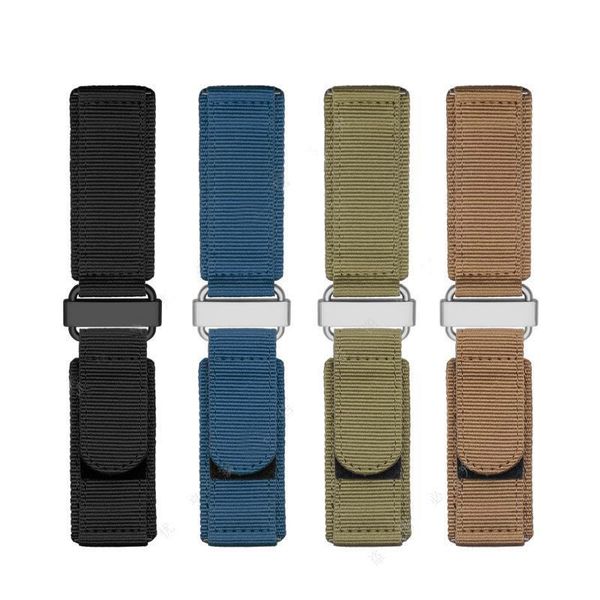

watch bands nato nylon sports strap is suitable for 22mm 24mm buckle black green khaki blue, Black;brown