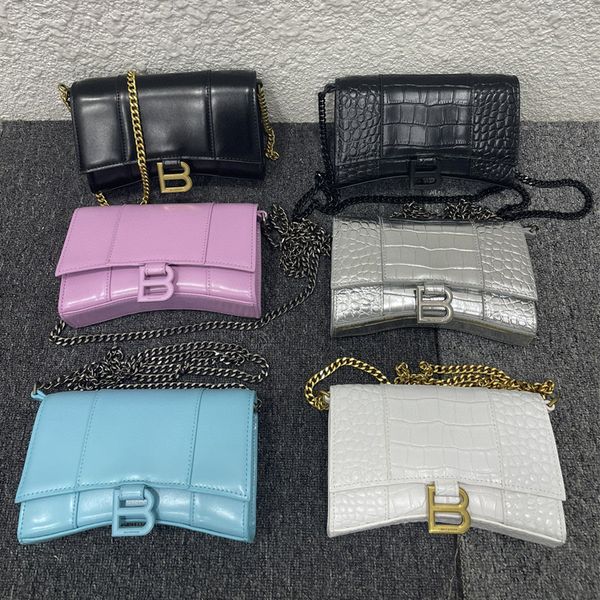 

luxury handbags summer leather chain hourglass bag plain grain long xs frosted button crescent