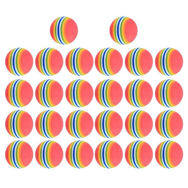

golf balls 26pcs eva training rainbow soft garden for indoor outdoor practice