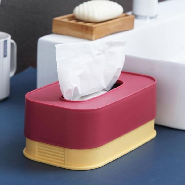 

tissue boxes & napkins bright-colored chic eye-catching serviceable paper holder rectangular cases reusable for car