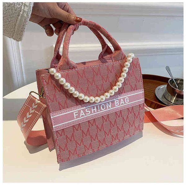 

2022 latest handbag factory store female style pearl chain shoulder bag
