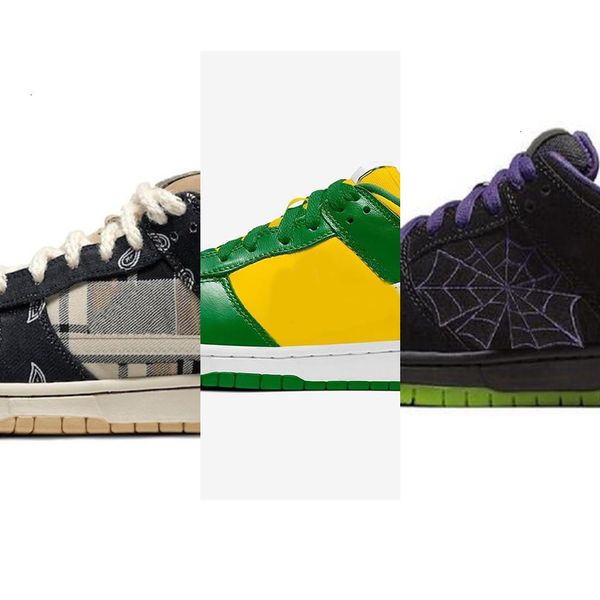 

2021 men dunky low running shoes chunky dunky cattle are striped blue and green athletic skateboarding sports trainers y0a 27vgqb