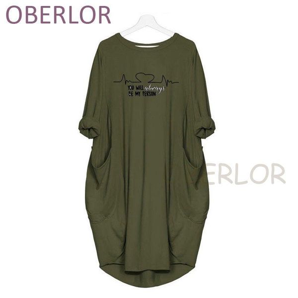 

casual women funny cool print dress for summer loose long sleeve you will always be my person vestido woman dresses, Black;gray