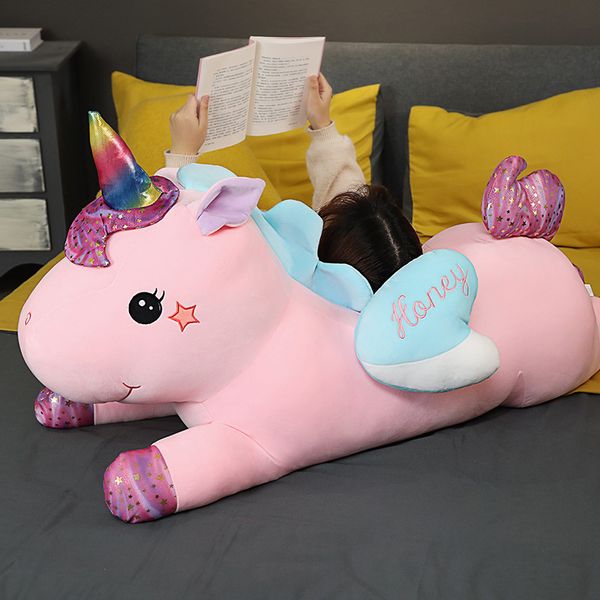 

unicorn doll plush toy bed sleeping pillow soft large doll cute cloth doll girl gift