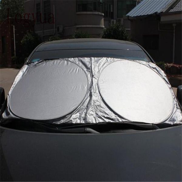 

car sunshade styling 150x70cm sun shade windshield visor cover front rear window uv protection shield film reflective