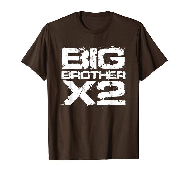 

big brother x2 big bro again funny party t shirt, White;black