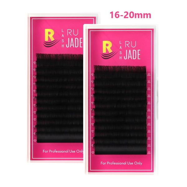

false eyelashes long lash 15-20mm individual eyelash extension mix length faux mink classic lashes natural soft korea silk volume