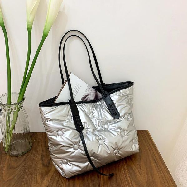 

evening bags brand designer nylon printed women's shoulder bag fashion simple handbag large square crossbody