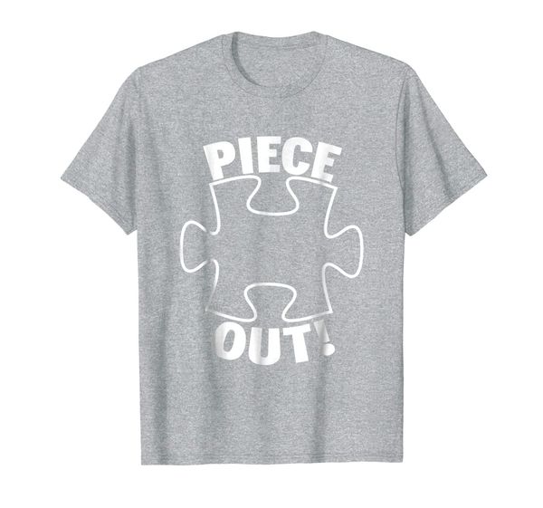 

jigsaw puzzle lover gift t-shirt piece out funny peace tee, White;black