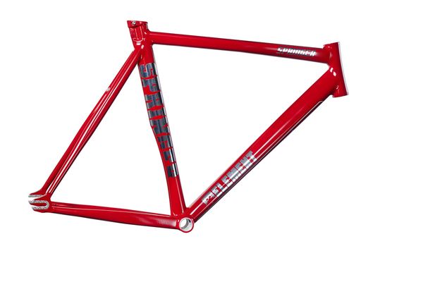 

2021 springer fixed gear track bike frame aluminum 7005 tpiple-butted red