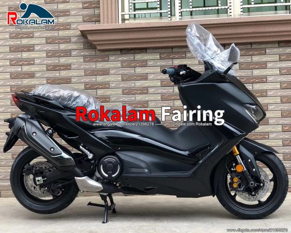 Body Kit für Yamaha TMAX560 2020 TMAX 560 T-MAX 560 20 T-MAX560 Schwarz Aftermarket Motorrad Verkleidung (Spritzguss)