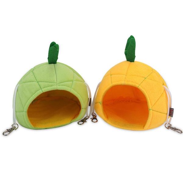 

small animal supplies pineapple hamster bed sugar glider cage accessories hammock house toys
