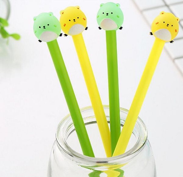 

gel pens mouse design korea pen ink gift school prize office writing supply kawaii student stationery black needle 48pc