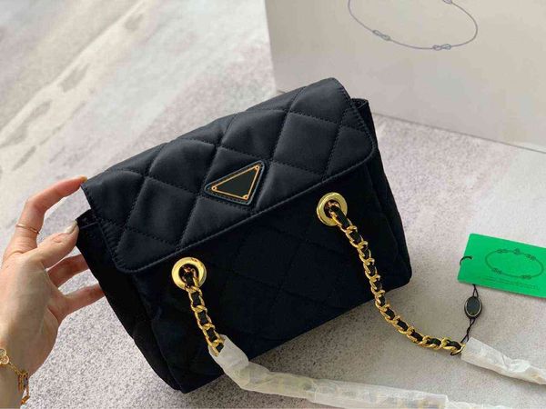 

parachute cloth chain bag nylon lingge stray bag new vintage one shoulder messengerzlyzly