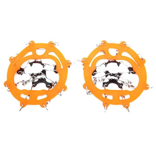 

cords, slings and webbing 1 pair non slip climbing crampons cleats spikes shoe cover ice gripper for hiking manganese steel outdoor