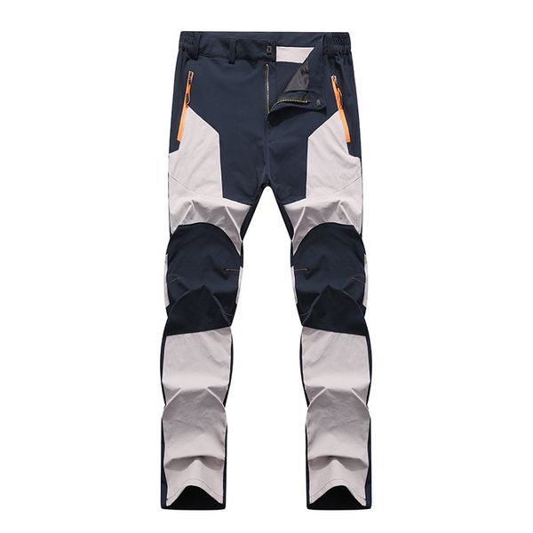 

men's pants outdoors summer charge stretch pants male windproof wear-resisting breathable quick-drying splicing trouse, Black