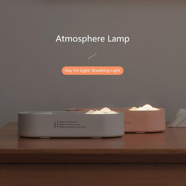 

arrival portable mini humidifier usb battery powered 2000mah aromatherapy diffuser for home traveling with warm light humidifiers