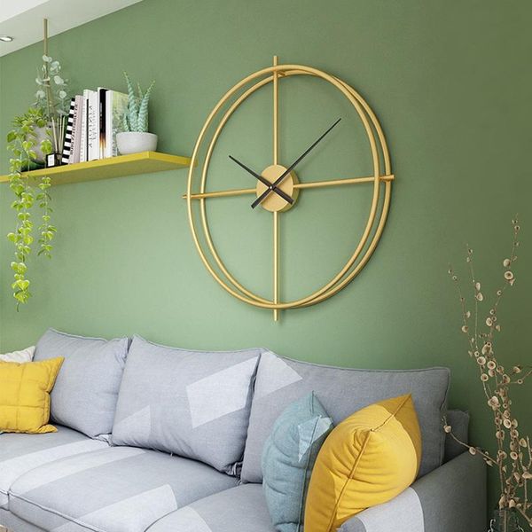 

wall clocks silent clock, living room hollow home decoration, office clock