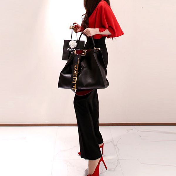 

women's two piece pants new summer office ladies 2 set women half sleeve chiffon cloak shirt + slim belt ankle length trouser, White