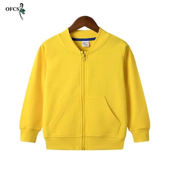 

kids jacket boys coats spring cotton zipper solid jacket children's plus warming soft outerwear baby outdoor sports clothes 211204, Blue;gray