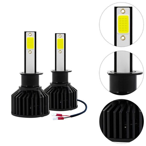 

working light 1 pair h1 led bulb extremely bright car headlamp spotlight headlight