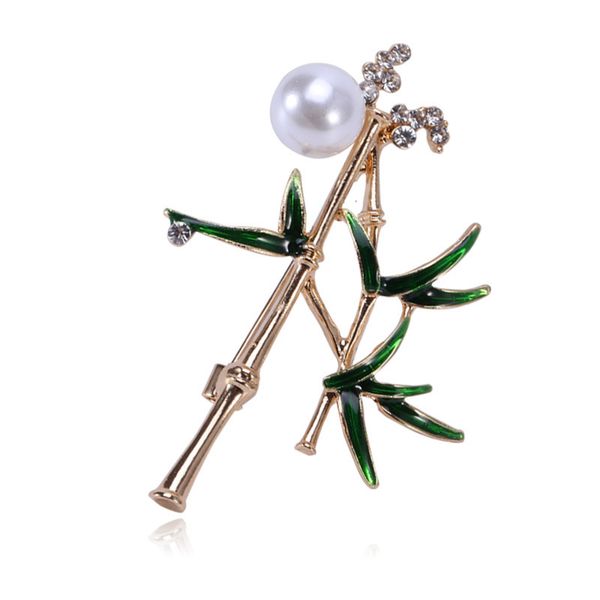 

factory bamboo brooch for men and women christmas