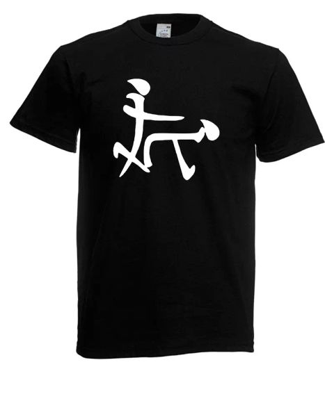 

mens t-shirt china symbol up to 5xl, White;black
