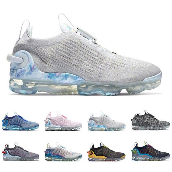 

knit mesh mens running shoes oreo newsprint black multi team red summit white stone blue smoke grey pure platinum obsidian men women trainer