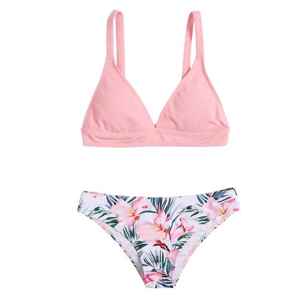 

women's swimwear 2 piece set kawaii printed separate extreme micro mini thong bikini high stretch swimsuit one maillot de bain, White;black