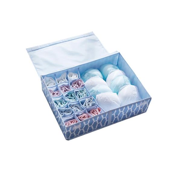 

storage drawers waterproof oxford fabric foldable bra underwear box multi-function closet drawer organizer container divider with cover