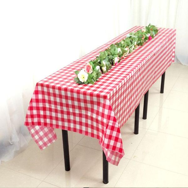 

table cloth balle plastic party tablecloth disposable cover rectangular outdoor picnic bbq weddings