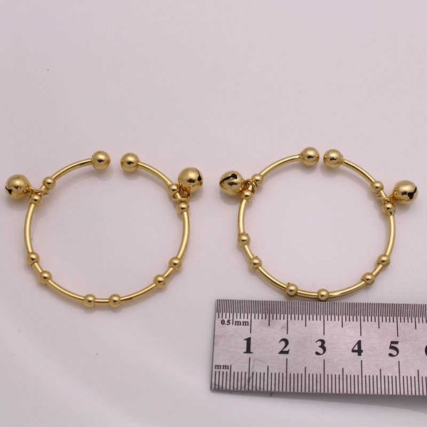

islam copper baby child bangles 2pcs/lot q0717, Black