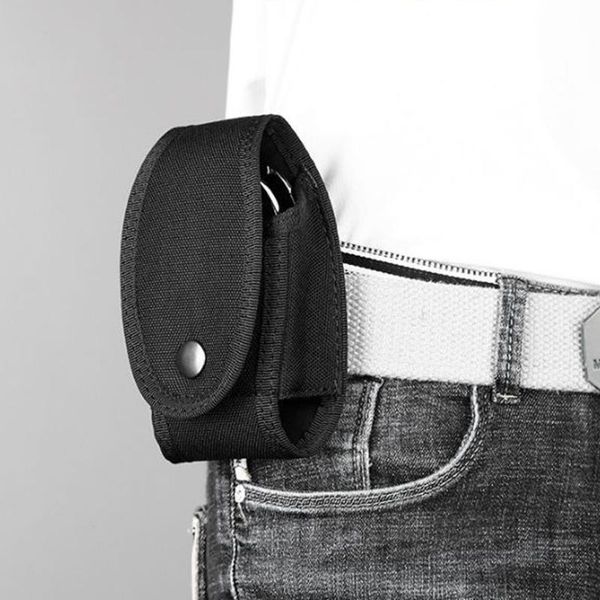 

stuff sacks tactical handcuff holder bag multifunctional universal quick pull waist pockets durable for hunting
