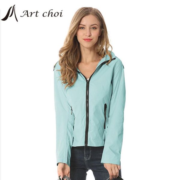 

women hooded jackets causal hoodie windbreaker spring autumn zipper lightweight outdoor sport coats windproof sweatshirt outwear women', Tan;black