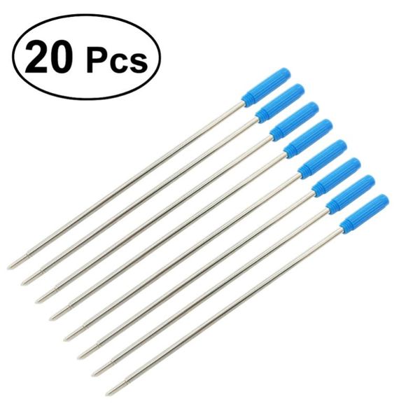 

refills 20pcs ballpoint pen for cross pens fine point refill - blue ink, Black;red