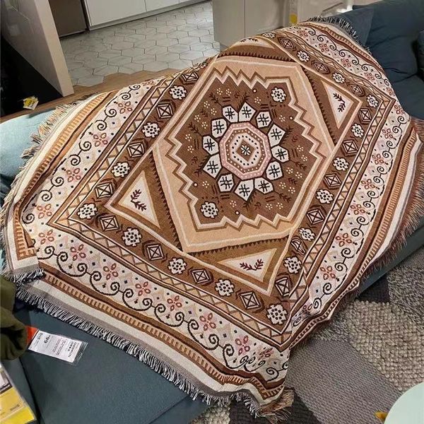 

geometric sofa line blanket wall hanging tassel tablecloth piano shopping camping mat dust cover art blankets