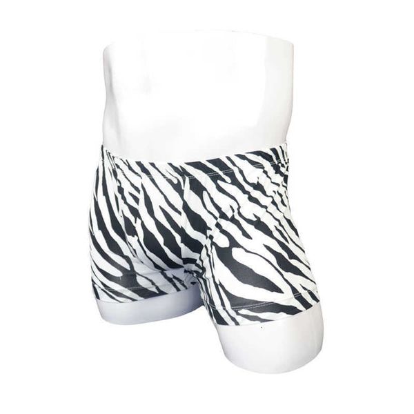 

underpants men underwear low-waist zebra stripes trunk breathable boxer zjh972 529, Black;white