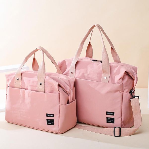 

storage bags fashion waterproof men/women handbag oxford cloth canvas shoulder bag travel tote luggage weekend overnight