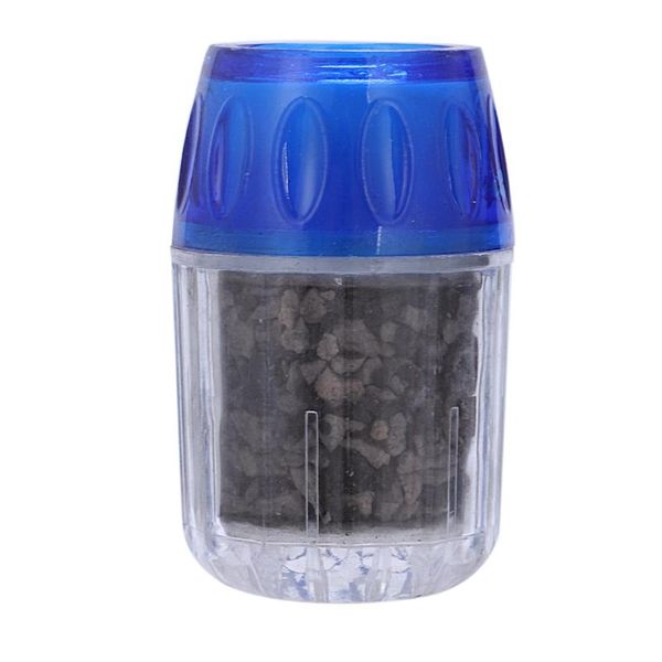 

coconut carbon water purifier filter cleaner cartridge home kitchen faucet tap, blue faucets