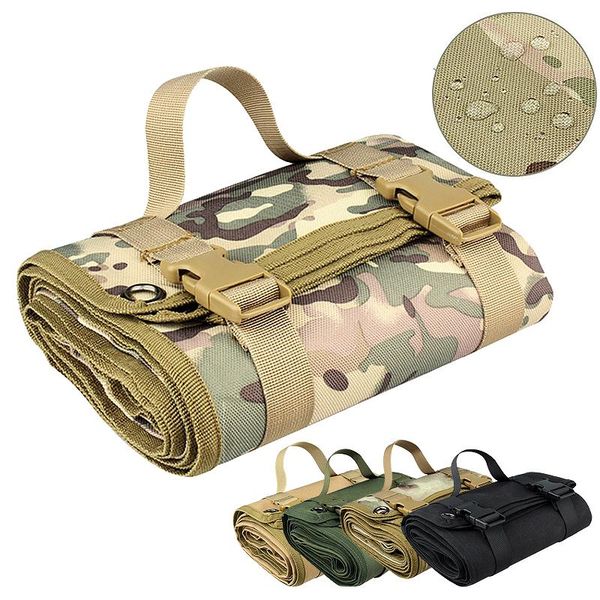 

tactical shooting mat roll up training shooters pad waterproof nylon folding for outdoor hunting camping range sniper pads