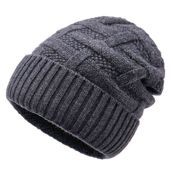 

winter warm and cold proof psh middle-aged elderly hat 2021 winter outdoor wool ear protection, Blue;gray