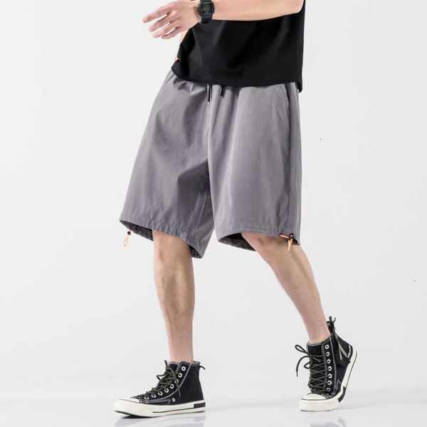

men's shorts men hip hop trousers fitness solid summer jogger mens sweatpants loose workout short streetwear fu7o 843l, White;black